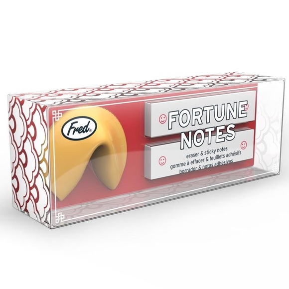 Fred Office Fortune Notes Eraser Sticky Notes New In Box Poshmark